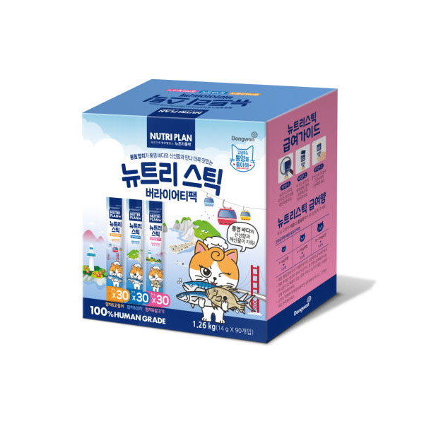 동원 뉴트리플랜 통영스틱 버라이어티팩